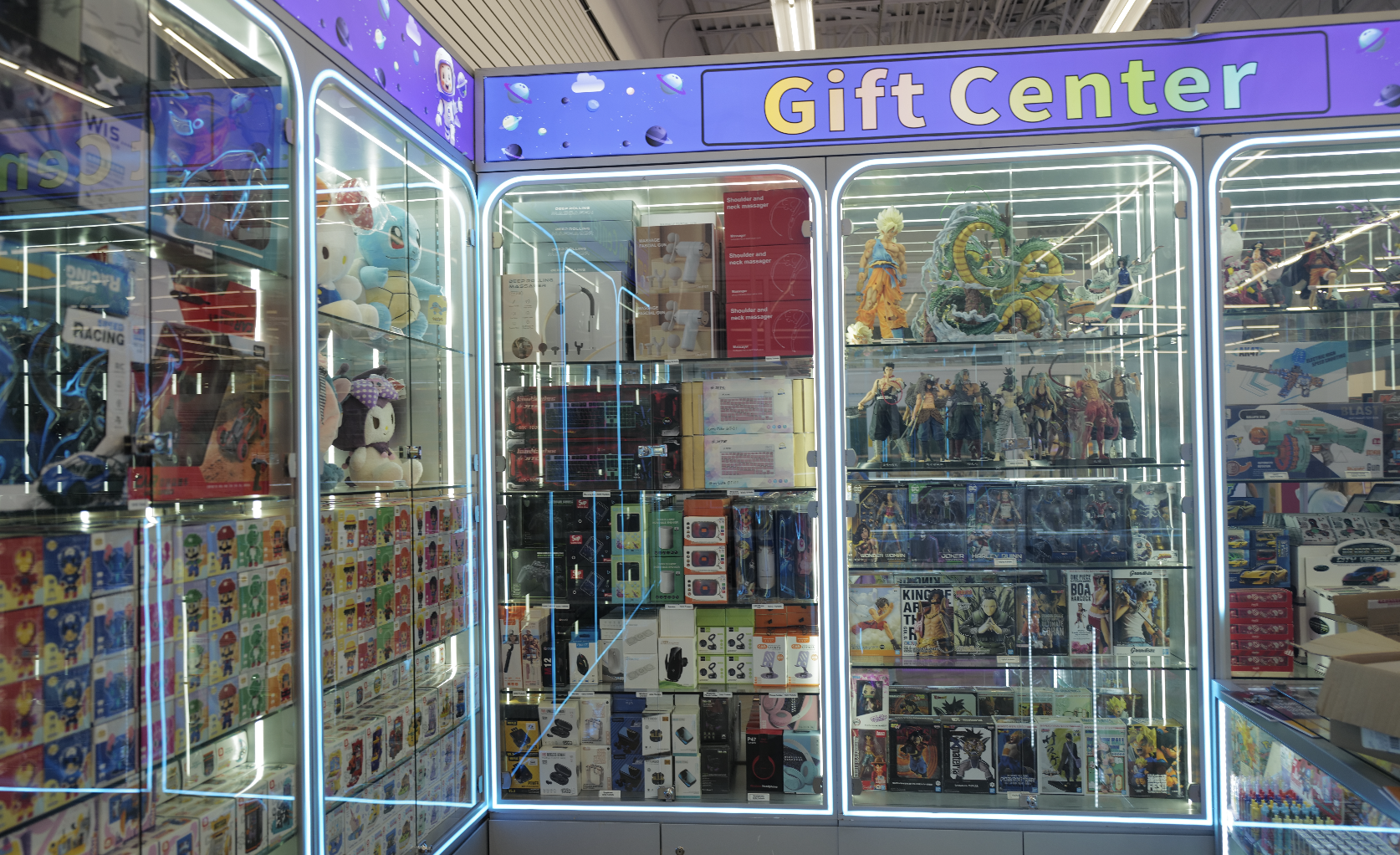 Deerland Gift Centre prize wall
